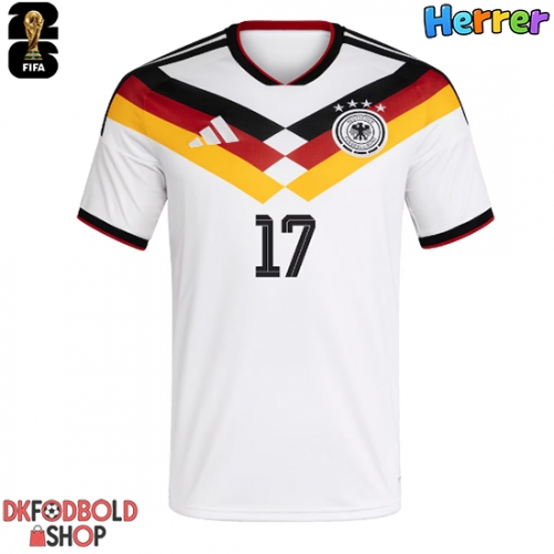 Tyskland Florian Wirtz #17 Hjemmebanetrøje VM 2026 Kort ærmer